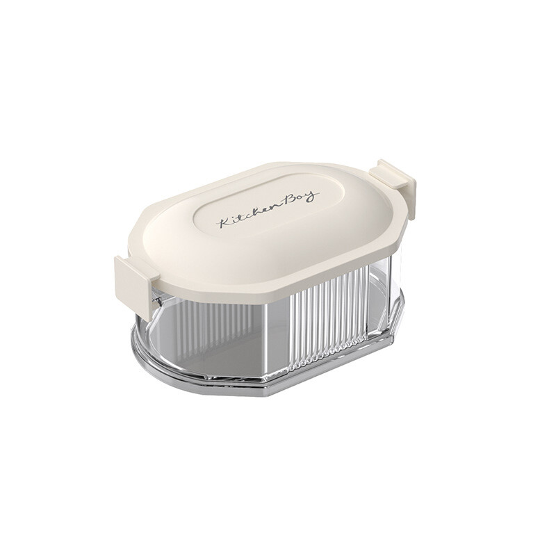 Prozirna kutija za začine Kuhinjska staklenka za začine koja se može složiti višeslojna posuda za hranu. Kutija za hrskanje