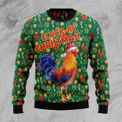 Ziemassvētku Ziemassvētku vecītis kaķis dzīvnieks krāsains tetovējums retro 3Dprint Smieklīgs Ziemassvētku neglīts trikotāžas džemperis Harajuku gadījuma raksturs ar garām piedurknēm X12