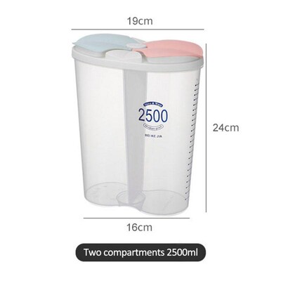 Kuhinjska zatvorena kutija za pohranu Dozator za žitarice Spremnik za pohranu hrane Rotirajuće čaše za hranu Kutija za spremnike Organizator za limenke za brašno