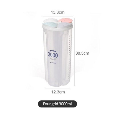 Kuhinjska zatvorena kutija za pohranu Dozator za žitarice Spremnik za pohranu hrane Rotirajuće čaše za hranu Kutija za spremnike Organizator za limenke za brašno