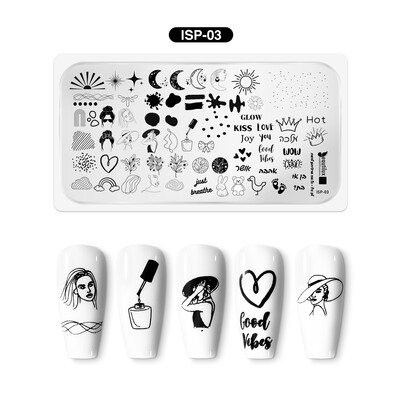 Beautilux - פלטת חותמות עיצוב בשיתוף לק ג'ל - כל מה שרציתם לדעת- Stamping Plate Nail Art Template