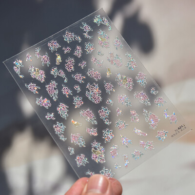 1kom Chibi lik Susuwatari Eggette slatke anime crtane naljepnice za nokte Kawii Nail Art Weeb crtani reljef samoljepljiva naljepnica