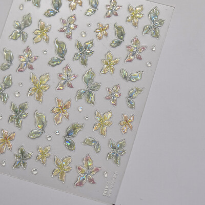 1kom Chibi lik Susuwatari Eggette slatke anime crtane naljepnice za nokte Kawii Nail Art Weeb crtani reljef samoljepljiva naljepnica