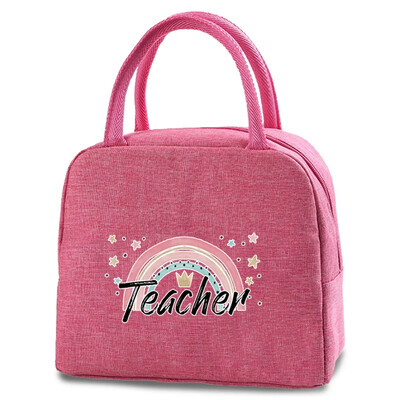 Torba za ručak Platnena izolirana torba za ručak za muškarce i žene Praktična termalna torba Vodootporna torba za ručak za višekratnu upotrebu Učiteljski uzorak