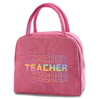 Torba za ručak Platnena izolirana torba za ručak za muškarce i žene Praktična termalna torba Vodootporna torba za ručak za višekratnu upotrebu Učiteljski uzorak