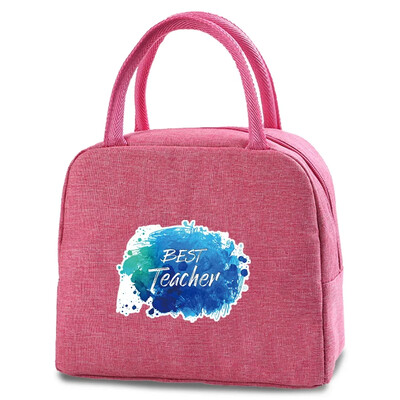 Torba za ručak Platnena izolirana torba za ručak za muškarce i žene Praktična termalna torba Vodootporna torba za ručak za višekratnu upotrebu Učiteljski uzorak