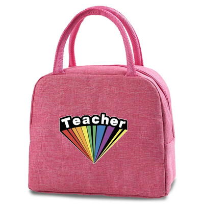 Torba za ručak Platnena izolirana torba za ručak za muškarce i žene Praktična termalna torba Vodootporna torba za ručak za višekratnu upotrebu Učiteljski uzorak