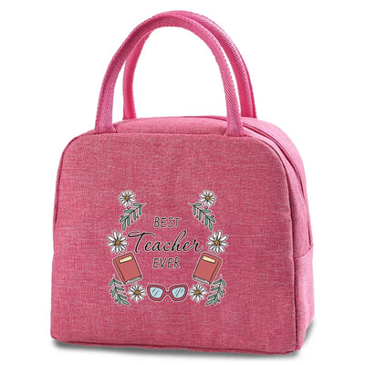 Torba za ručak Platnena izolirana torba za ručak za muškarce i žene Praktična termalna torba Vodootporna torba za ručak za višekratnu upotrebu Učiteljski uzorak