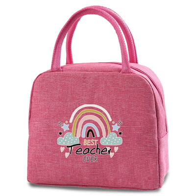 Torba za ručak Platnena izolirana torba za ručak za muškarce i žene Praktična termalna torba Vodootporna torba za ručak za višekratnu upotrebu Učiteljski uzorak