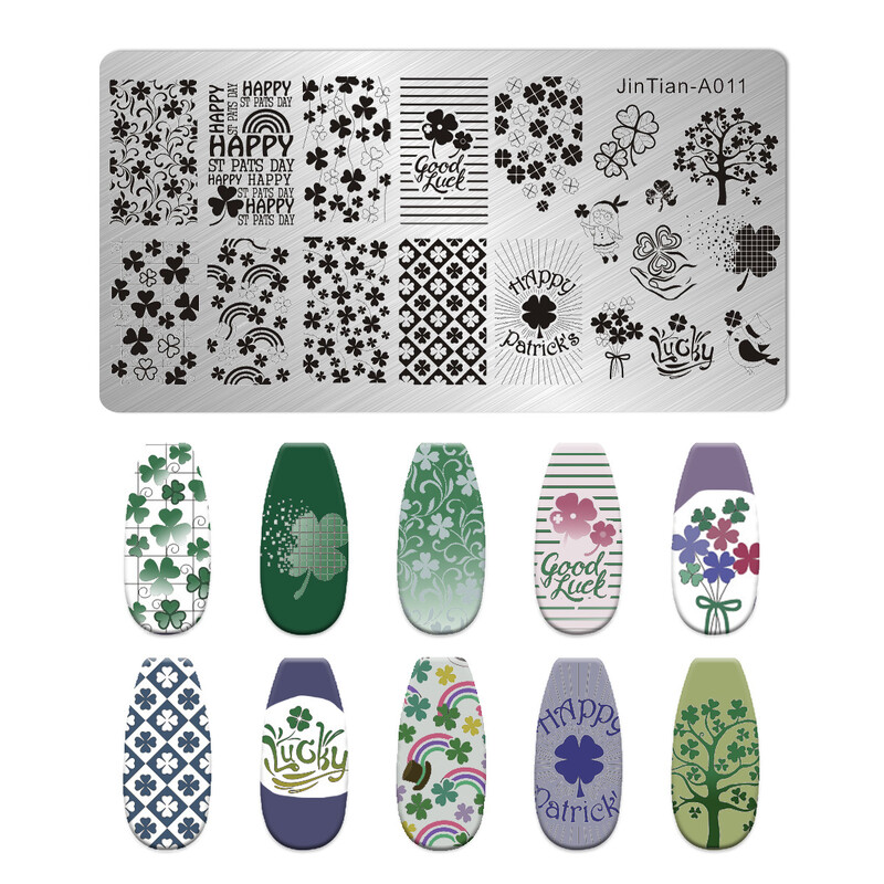 Lapų gėlių juostelių dizaino štampavimo plokštelės Abstrakčios moters veido marmuro žydinčių nagų antspaudų šablonai lapų gėlių spausdinimo trafaretas