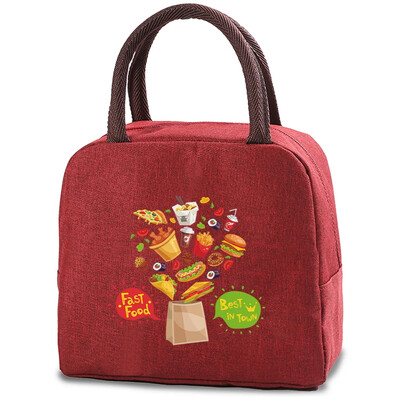 Nova torba za ručak Izolirana torba za piknik Termalna prijenosna kutija za ručak Bento torbica Hladnjak Spremnik za ručak Vreće za pohranu hrane