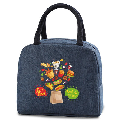 Nova torba za ručak Izolirana torba za piknik Termalna prijenosna kutija za ručak Bento torbica Hladnjak Spremnik za ručak Vreće za pohranu hrane