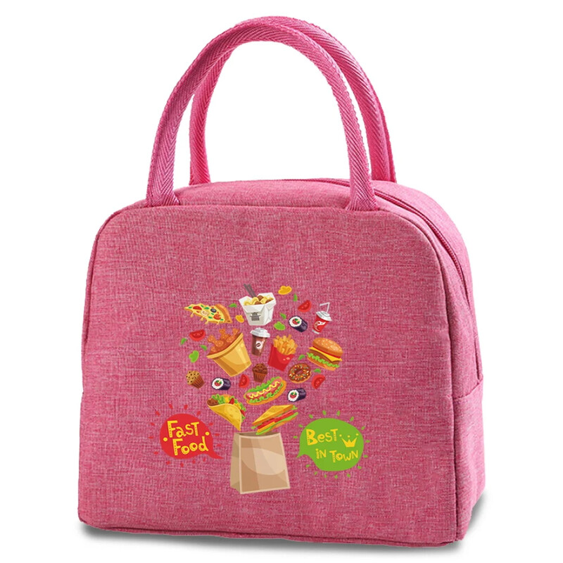 Nova torba za ručak Izolirana torba za piknik Termalna prijenosna kutija za ručak Bento torbica Hladnjak Spremnik za ručak Vreće za pohranu hrane