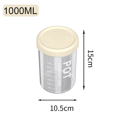 Δοχείο δημητριακών Διαφανές σφραγισμένο δοχείο δημητριακών, ανθεκτικό στην υγρασία Βάζο αποθήκευσης σνακ, στοιβαζόμενο κουτί βαρελιού με κόκκους ρυζιού κουζίνας