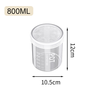 Δοχείο δημητριακών Διαφανές σφραγισμένο δοχείο δημητριακών, ανθεκτικό στην υγρασία Βάζο αποθήκευσης σνακ, στοιβαζόμενο κουτί βαρελιού με κόκκους ρυζιού κουζίνας