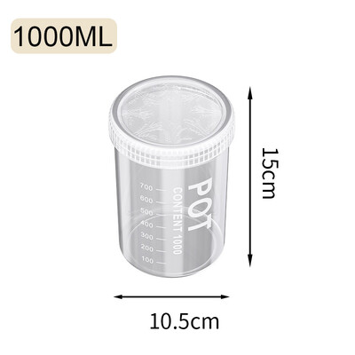 Δοχείο δημητριακών Διαφανές σφραγισμένο δοχείο δημητριακών, ανθεκτικό στην υγρασία Βάζο αποθήκευσης σνακ, στοιβαζόμενο κουτί βαρελιού με κόκκους ρυζιού κουζίνας