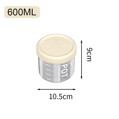 Δοχείο δημητριακών Διαφανές σφραγισμένο δοχείο δημητριακών, ανθεκτικό στην υγρασία Βάζο αποθήκευσης σνακ, στοιβαζόμενο κουτί βαρελιού με κόκκους ρυζιού κουζίνας