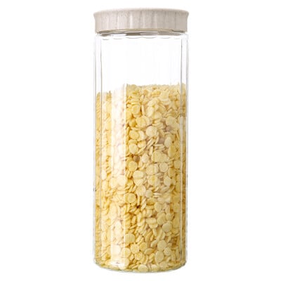 Δεξαμενή αποθήκευσης τροφίμων σιταριού Κουζίνα με καλυμμένη πλαστική σφραγισμένη δεξαμενή Δεξαμενή αποθήκευσης ολικής αλέσεως Οργανισμός αποθήκευσης κουζίνας Μπουκάλια Κουτιά