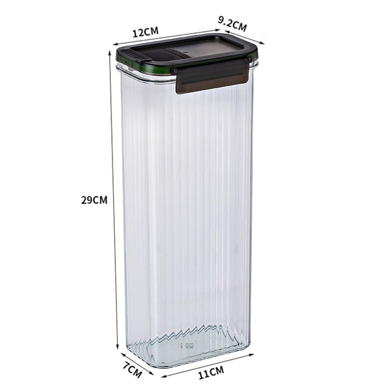 Spagettide säilituskonteiner Eemaldatav kaas Köögi hoiukanister õhukindel