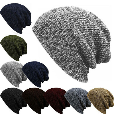 Muškarci Unisex Ski Slouch Beanie Kapa Zimske Tople Skateboards Beenie Široke Kape Nove zimske kape