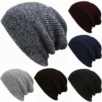 Ανδρικά Unisex Ski Slouch Beanie Καπέλο Χειμερινά ζεστά Skateboards Beenie Loose Caps Νέα χειμωνιάτικα καπέλα