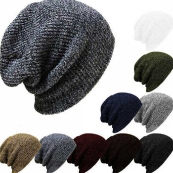 Ανδρικά Unisex Ski Slouch Beanie Καπέλο Χειμερινά ζεστά Skateboards Beenie Loose Caps Νέα χειμωνιάτικα καπέλα