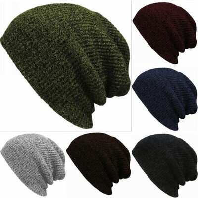 Férfi Unisex Ski Slouch Beanie sapka téli meleg gördeszkák Beenie laza sapkák új téli sapkák