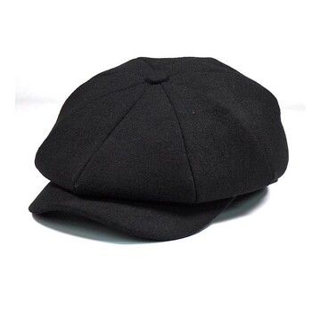 Αρσενικό Plus Size Ivy Hat Big Head Man Felt Newsboy Cap Dad Leisure Beret Caps Winter Wool Flat Octagon Caps 55-59cm 60-62cm