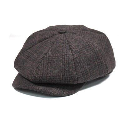 Αρσενικό Plus Size Ivy Hat Big Head Man Felt Newsboy Cap Dad Leisure Beret Caps Winter Wool Flat Octagon Caps 55-59cm 60-62cm