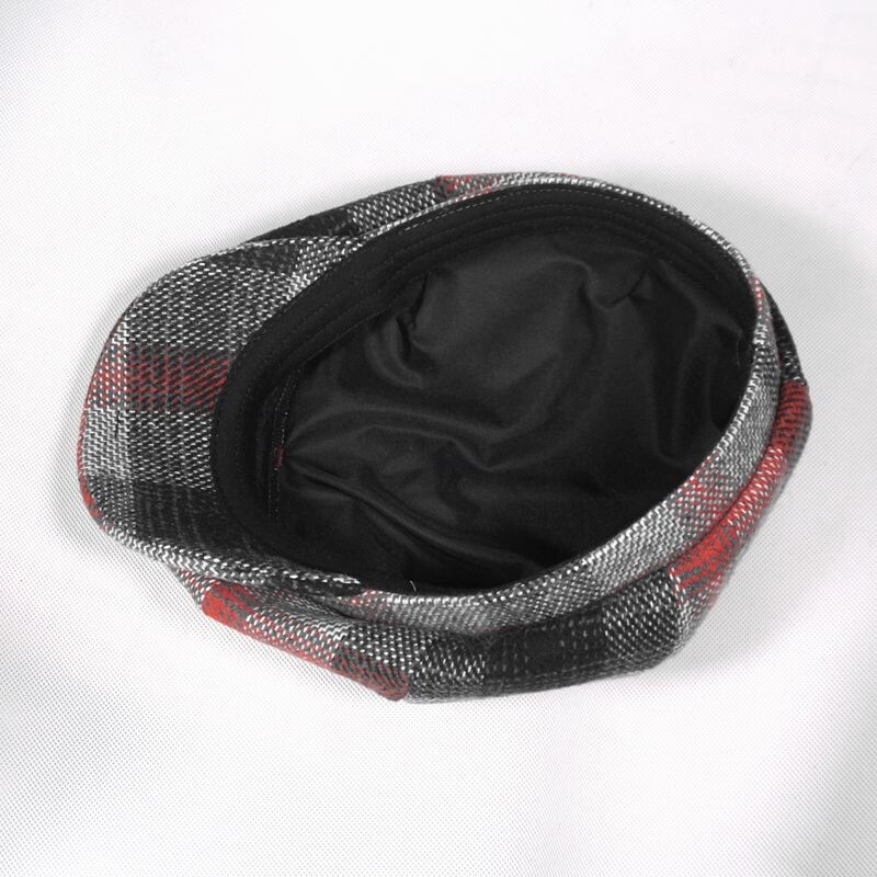 2024 tavaszi, őszi és téli nyolcszögletű sapka női gyapjú svájcisapka apa filc borostyán sapka Férfi nagy méretű újságsapka ML XL