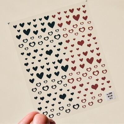 1 buc. Autocolante 5D Shell Light pentru unghii Fashion Gold Border Love Heart Bowknot Moon Star Art Decal Decorații de manichiură de înaltă calitate