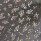 1kom 5D Japanski 3Styles Glitter Butterfly Nail Art Naljepnice Kawaii Samoljepljive naljepnice za nokte Klizne naljepnice DIY dodaci
