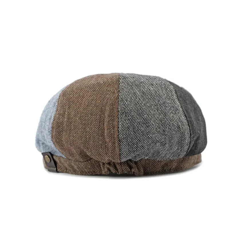 Four Seasons poliester patchwork novinske kape muške ravne prozračne kape sa šiltom ženske slikarske šešire s beretkama 07