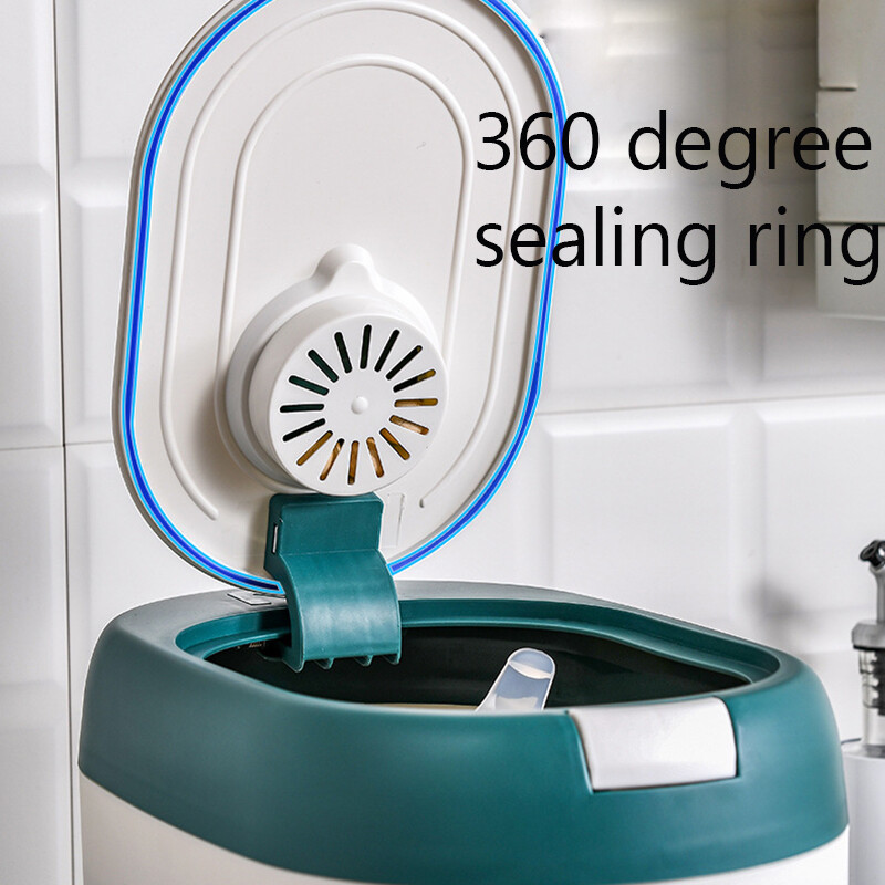 Xiaogui 5Kg/10Kg ryžių dozatorius virtuvės tvarkyklė ir laikymo talpykla Home Box grūdų stiklainio talpykla grūdams