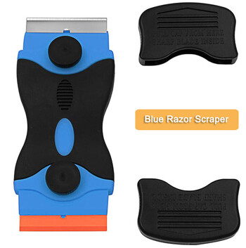 Razor Blade Plastic Scraper Κεραμικό γυαλί κόλλα παραθύρου αυτοκινήτου με περιτύλιγμα αυτοκόλλητο καθαριστικό εργαλείο αφαίρεσης μάκτρων