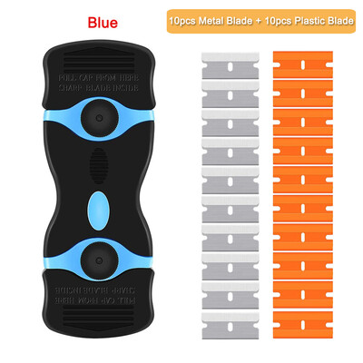 Razor Blade Plastic Scraper Κεραμικό γυαλί κόλλα παραθύρου αυτοκινήτου με περιτύλιγμα αυτοκόλλητο καθαριστικό εργαλείο αφαίρεσης μάκτρων