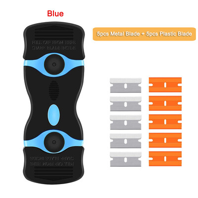 Razor Blade Plastic Scraper Κεραμικό γυαλί κόλλα παραθύρου αυτοκινήτου με περιτύλιγμα αυτοκόλλητο καθαριστικό εργαλείο αφαίρεσης μάκτρων