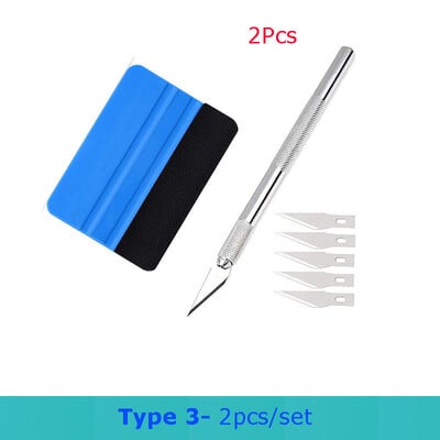 Σετ εργαλείων περιτυλίγματος αυτοκινήτου Βινυλικό ξύστρο κόφτη μεμβράνης Σπάτουλες βινυλίου Εργαλείο πλαστικής περιτύλιξης Εργαλεία χρωματισμού παραθύρων Αξεσουάρ αυτοκινήτου