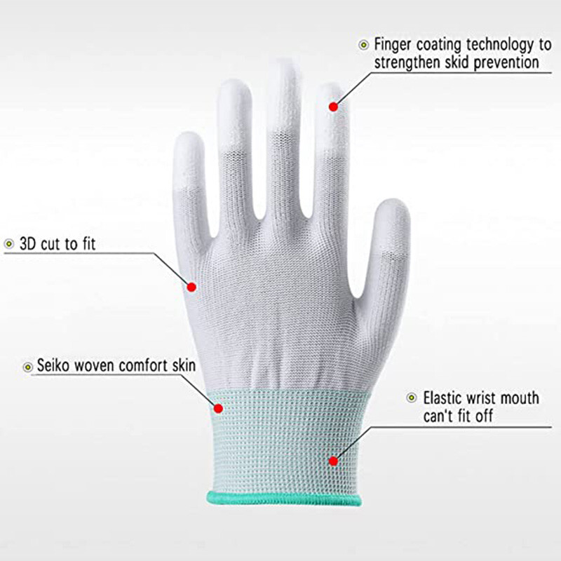 Csomagolási kesztyűk Ablakfólia színezése Vinyl Wrap Tools Ujjak Ujjak Kézvédő Védő Matrica Szerelje fel Kesztyűk Autós kellékek