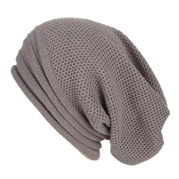 Winter Baggy Slouchy Beanie καπέλο μάλλινο πλεκτό ζεστό καπέλο για άντρες Γυναικείο Beanie μεγάλου μεγέθους χειμερινό καπέλο Keep ζεστό