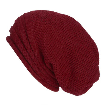 Winter Baggy Slouchy Beanie καπέλο μάλλινο πλεκτό ζεστό καπέλο για άντρες Γυναικείο Beanie μεγάλου μεγέθους χειμερινό καπέλο Keep ζεστό