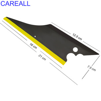 CAREALL 5PCS Conqueror Rubber Squeegee Soft Blade Vinyl Wrap Window Scraper Tint Scraper Snow Water Demover Wiper Cleaning Car Wash Cleaning