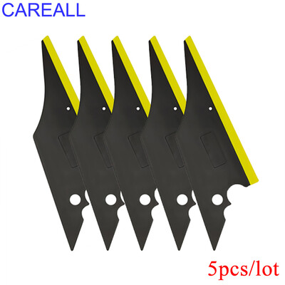 CAREALL 5PCS Conqueror Gumeni brisač Meka oštrica Vinilna folija Strugač za zatamnjivanje prozora Odstranjivač snježne vode Brisač Autopraonica Alat za čišćenje