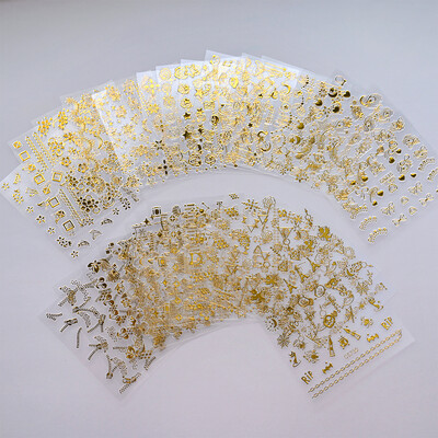 3D színes virágok Cseresznyevirág rózsa százszorszép körömmatricák 20/30/60/70/90db Aranyos szív körömmatrica manikűr dekoráció 5,5*6cm