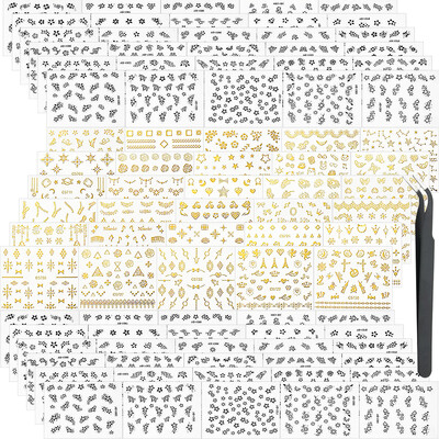 3D színes virágok Cseresznyevirág rózsa százszorszép körömmatricák 20/30/60/70/90db Aranyos szív körömmatrica manikűr dekoráció 5,5*6cm
