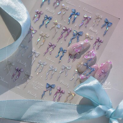 1 τμχ Αυτοκόλλητα νυχιών λουλουδιών Καλοκαιρινό λουλουδάτο φυτό 5D ανάγλυφο συρόμενο αυτοκόλλητο αυτοκόλλητο προμήθειες νυχιών Διακόσμηση μανικιούρ