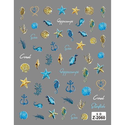 1 τμχ Αυτοκόλλητα νυχιών λουλουδιών Καλοκαιρινό λουλουδάτο φυτό 5D ανάγλυφο συρόμενο αυτοκόλλητο αυτοκόλλητο προμήθειες νυχιών Διακόσμηση μανικιούρ