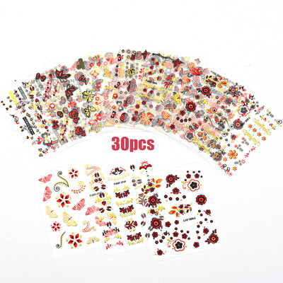 30/24 τμχ Τρισδιάστατα αυτοκόλλητα χριστουγεννιάτικα νυχιών χαριτωμένο αρκουδάκι με νιφάδες χιονιού από άλκες Χριστουγεννιάτικο αυτοκόλλητο νυχιών Χριστουγεννιάτικο εορταστικό ντεκόρ νυχιών