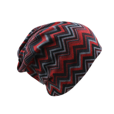 Vânzare fierbinte 8 culori Vintage cu dungi pentru femei Beanie caldă Top Fashion Lay Casual Pălărie de iarnă Hip-Hop Cap Gorro Girl Touca Reducere