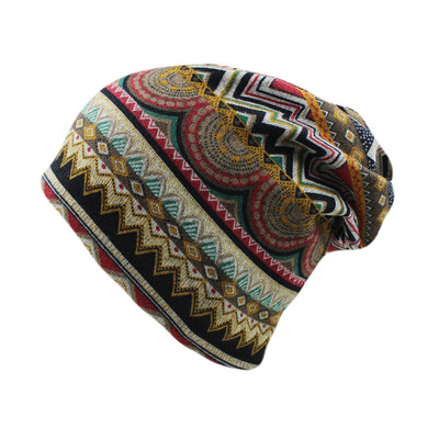 Vânzare fierbinte 8 culori Vintage cu dungi pentru femei Beanie caldă Top Fashion Lay Casual Pălărie de iarnă Hip-Hop Cap Gorro Girl Touca Reducere